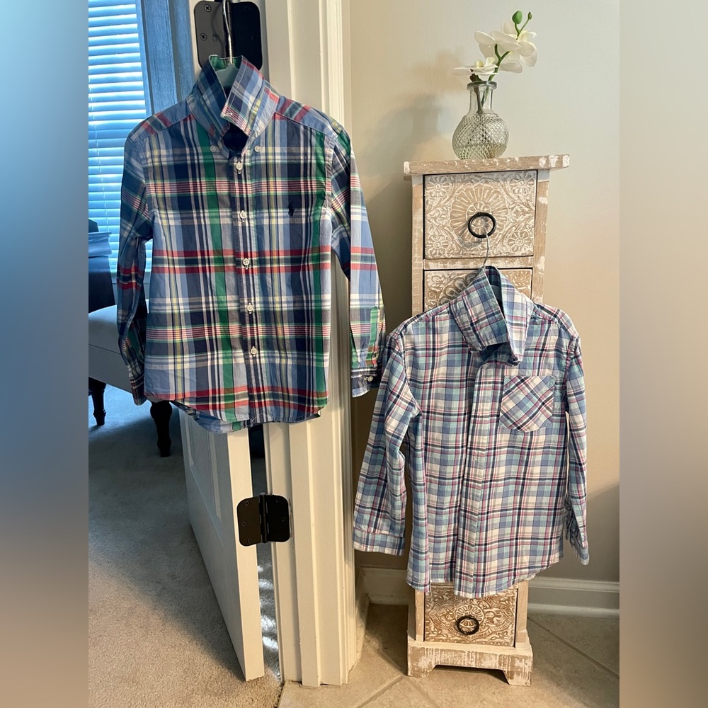 Ralph Lauren Size 5 Button Down / Children's Place Size 5T Button Down